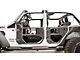 Fab Fours Half Front Tube Doors; Bare Steel (20-24 Jeep Gladiator JT)