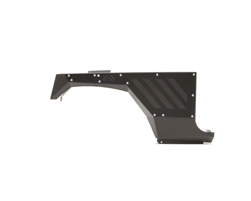 Fab Fours Jeep Gladiator Modular Base Front Fenders; Matte Black JL2000