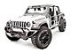 Fab Fours ViCowl Windshield Protector 20-Inch Rigid Light Bar Insert; Bare Steel (20-24 Jeep Gladiator JT, Excluding Mojave)
