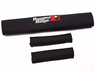 Rugged Ridge 5-Piece Grab Handle Kit; Black (97-06 Jeep Wrangler TJ)