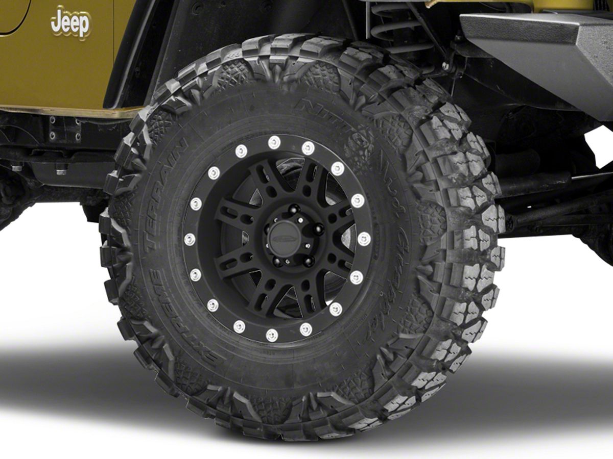 Pro Comp Wheels Jeep Wrangler Series 7031 Black Wheel - 15x8 7031-5865  (97-06 Jeep Wrangler TJ)