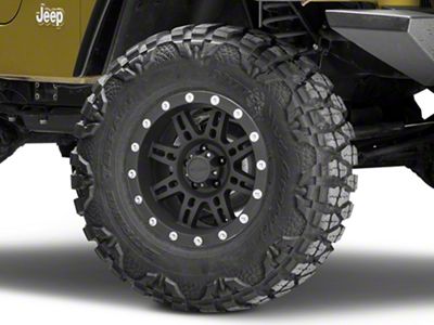 Pro Comp Wheels 31 Series Stryker Matte Black Wheel; 16x8 (97-06 Jeep Wrangler TJ)