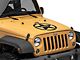 Jeep Licensed by RedRock Jeep Star Accent Decal; Matte Black (87-18 Jeep Wrangler YJ, TJ & JK)