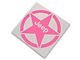 Jeep Licensed by RedRock Jeep Star Accent Decal; Pink (87-18 Jeep Wrangler YJ, TJ & JK)