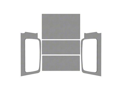 Boom Mat Sound Deadening Headliner Kit; Gray Leather Look (04-06 Jeep Wrangler TJ Unlimited)