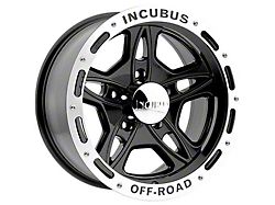 Incubus 511 Gloss Black Machined Wheel; 16x8 (97-06 Jeep Wrangler TJ)