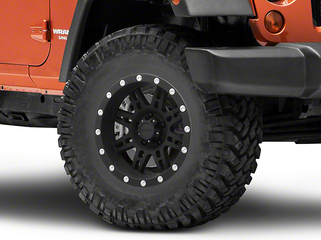 Pro Comp Wheels 31 Series Stryker Matte Black Wheel; 16x8 (07-18 Jeep Wrangler JK)