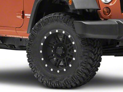 Pro Comp Wheels 31 Series Stryker Matte Black Wheel; 17x9 (07-18 Jeep Wrangler JK)