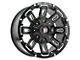 Ballistic Ravage Gloss Black Milled Wheel; 17x9 (84-01 Jeep Cherokee XJ)