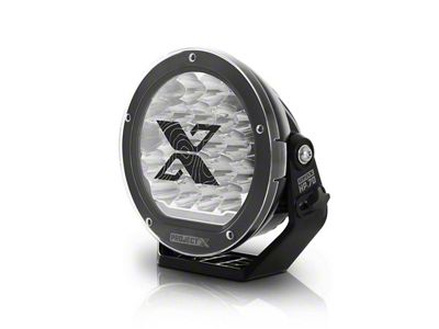 PROJECT X Combo beam pattern high power 7-inch round LED auxiliary light. Includes built-in LED position light. (Universal; Some Adaptation May Be Required)