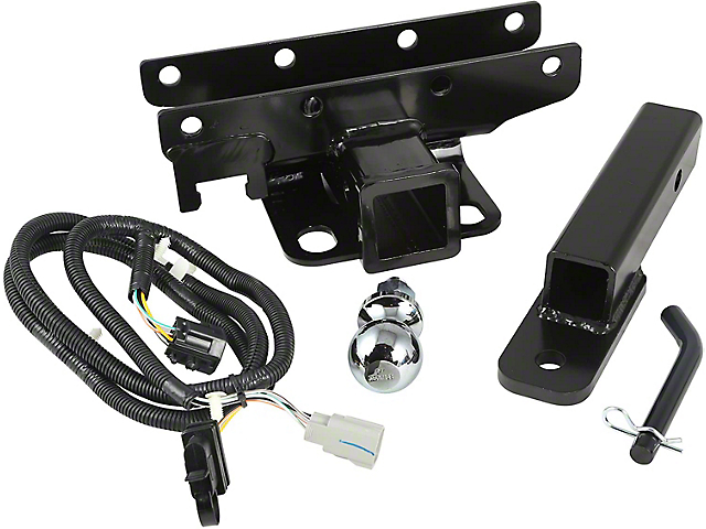 Outland Trailer Hitch Kit with 2-Inch Ball (07-18 Jeep Wrangler JK)