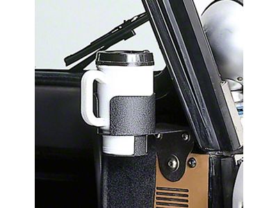 Outland Windshield Mounted Cup Holder (76-95 Jeep CJ7 & Wrangler YJ)