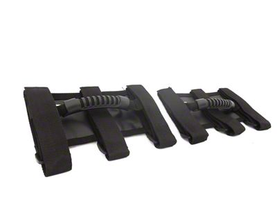 Outland Ultimate Grab Handles; Black (Universal; Some Adaptation May Be Required)
