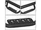 3-Inch Round Drop Side Step Bars; Textured Black (07-18 Jeep Wrangler JK 4-Door)