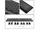 6-Inch Tubular Running Boards; Black (18-24 Jeep Wrangler JL 4-Door)