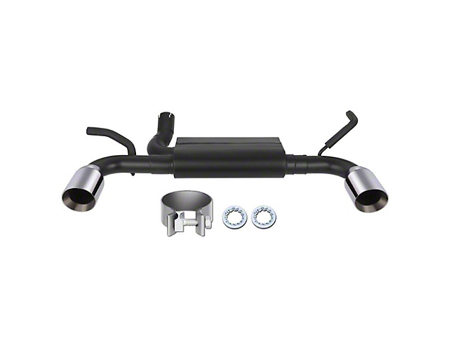 Axle-Back Exhaust with Polished Tips (12-18 3.6L Jeep Wrangler JK)