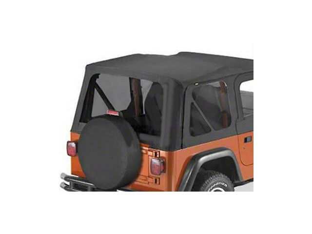 Bestop Tinted Replacement Window Kit for Replace-A-Top; Black Diamond (97-02 Jeep Wrangler TJ)