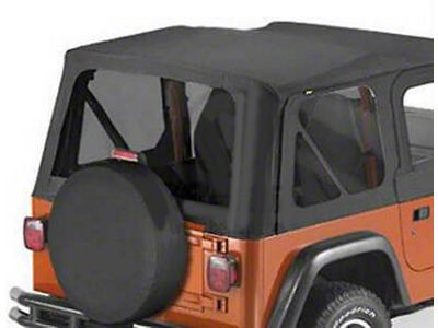 Bestop Tinted Replacement Window Kit for Replace-A-Top; Black Diamond (97-02 Jeep Wrangler TJ)