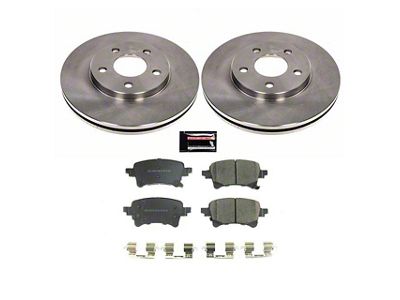 PowerStop OE Replacement Brake Rotor and Pad Kit; Rear (20-24 Jeep Gladiator JT)