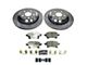 PowerStop Z36 Extreme Truck and Tow Brake Rotor and Pad Kit; Rear (21-24 Jeep Wrangler JL 4xe, Rubicon 392)