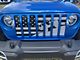 Grille Insert; Climbing Black and White American Flag (20-24 Jeep Gladiator JT)