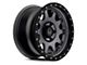 Blackhorn Offroad BH02 Gunmetal with Black Lip Wheel; 17x9 (07-18 Jeep Wrangler JK)