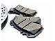 Rockies Series Semi-Metallic Brake Pads; Front Pair (07-18 Jeep Wrangler JK)