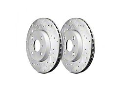 Remmen Brakes Series B130 Cross-Drilled and Slotted Rotors; Front Pair (18-23 Jeep Wrangler JL Sport)