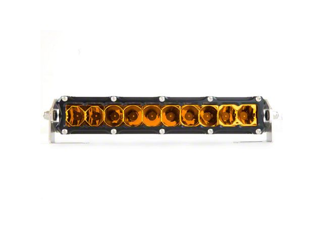 Heretic Studios 10-Inch Amber LED Light Bar; Combo Beam (Universal; Some Adaptation May Be Required)
