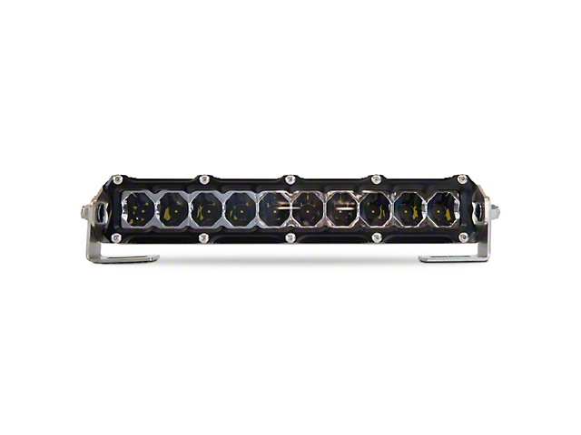 Heretic Studios 10-Inch LED Light Bar; Flood Beam (Universal; Some Adaptation May Be Required)