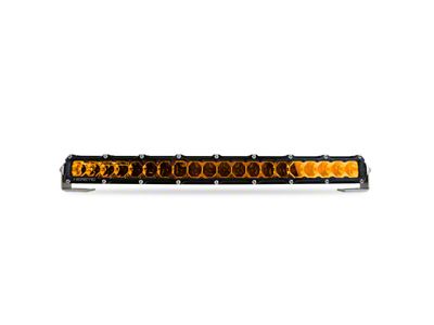 Heretic Studios 20-Inch Amber LED Light Bar; Flood Beam (Universal; Some Adaptation May Be Required)