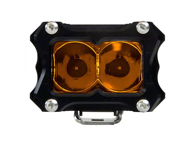 Heretic Studios 2-Inch Amber LED Pod Light; Spot Beam (Universal; Some Adaptation May Be Required)