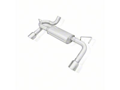Reaper Off-Road Axle-Back Exhaust System with Polished Tips (18-24 3.6L Jeep Wrangler JL)