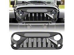 American Modified Gladiator Vader Grille; Matte Black (07-18 Jeep Wrangler JK)