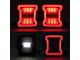 American Modified JK to JL Conversion LED Tail Lights; Black Housing; Clear Lens (07-18 Jeep Wrangler JK)