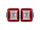 American Modified LED Tail Lights; Black Housing; Clear Lens (18-24 Jeep Wrangler JL)