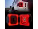 American Modified Tunnel Tail Lights; Smoked Lens (18-24 Jeep Wrangler JL)
