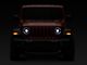 American Modified 9-Inch LED Halo Headlights with Start-up Animation; Black Housing; Clear Lens (20-24 Jeep Gladiator JT)
