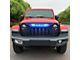 American Modified Demon Grille with Blue 5 Star Lights Bar (18-24 Jeep Wrangler JL)