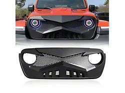 American Modified Hawke Grille; Matte Black (20-23 Jeep Gladiator JT)