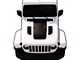 Hood Graphic; Black (18-24 Jeep Wrangler JL Rubicon)