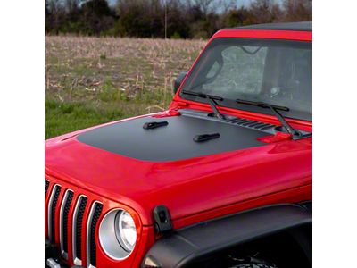 Hood Graphic; Black (20-24 Jeep Gladiator JT, Excluding Rubicon)