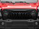 American Modified Shark Grille; Matte Black (18-24 Jeep Wrangler JL)