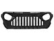 American Modified Vader Grille with Mesh; Glossy Black (18-24 Jeep Wrangler JL)