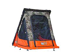 P.M.T. Packout MOLLE Tent Soft Top Rooftop Tent; CAMO/Black Cover; 48x88-Inch DIY Assembly (Universal; Some Adaptation May Be Required)