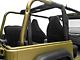 Jeep Licensed by TruShield Neoprene Front and Rear Seat Covers; Black (97-02 Jeep Wrangler TJ)