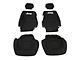 Jeep Licensed by TruShield Neoprene Front and Rear Seat Covers; Black (07-10 Jeep Wrangler JK 2-Door)