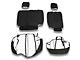Jeep Licensed by TruShield Neoprene Front and Rear Seat Covers; Black (08-10 Jeep Wrangler JK 4-Door)