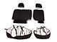 Jeep Licensed by TruShield Neoprene Front and Rear Seat Covers; Black (11-12 Jeep Wrangler JK 4-Door)