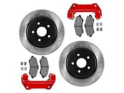 G2 Axle and Gear CORE Front Big Brake Kit; Red Calipers (07-18 Jeep Wrangler JK)